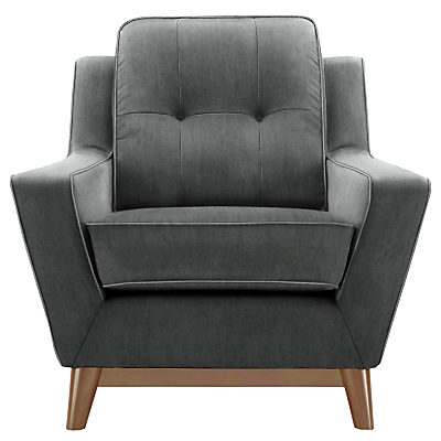 G Plan Vintage The Fifty Three Armchair Velvet Smoke